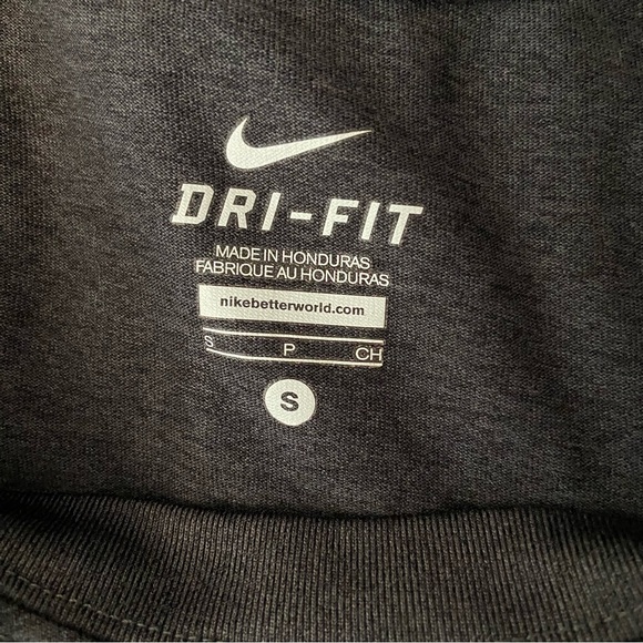 Nike Charcoal Marled Dri-Fit Short Sleeve Shirt - Picture 5 of 6